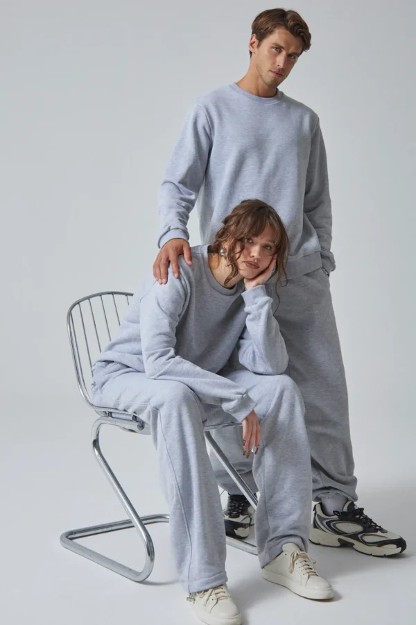 bluza crewneck SEAM gray